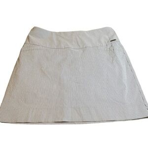 S.C. & Co Skirt Skort 360 Tummy Control Size XL Blue White Striped